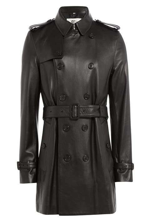 burberry leather trench coats